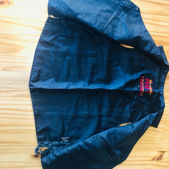 HOT LEATHERS Motorcycle Vest Men's L Leather Black Biker Snap VTG And a Tshirt M - Picture 14 of 16